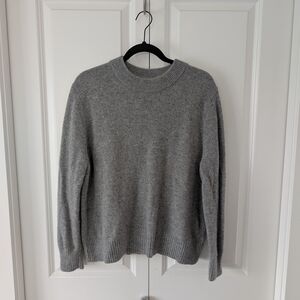 Quince 100% Cashmere Oversized Crewneck Sweater